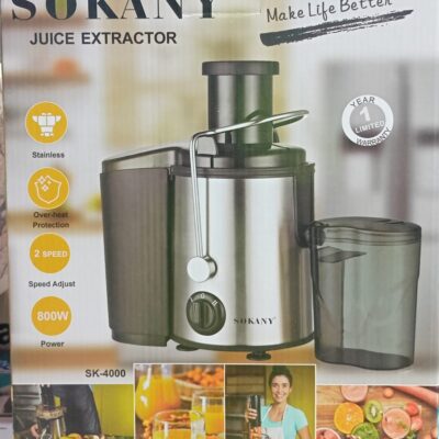 Sokany Juice Extractor Juicer (SK-4000)800 WATT