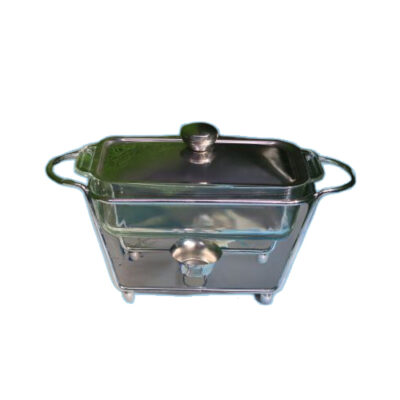 Chafing Dish Food Warmer 1.3 Liter Square - চাফিং ডিশ