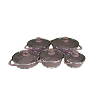 Disnie Cookware Set Granite 10 pcs - কুকার সেট