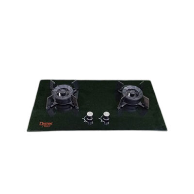 Disnie Gas Stove Double Burner Folding Glass - চুলা