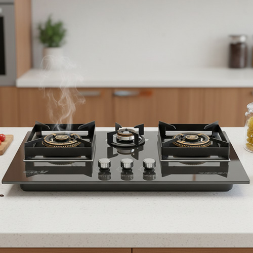 CRV-8003MGC 3 Burner Glass Gas Stove 2026 Price in Bangladesh