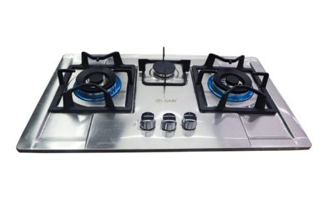 Gazi 3 Burner Stainless Steel Gas Stove EG-B765S